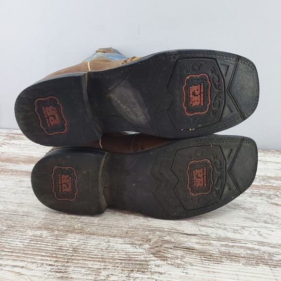Potro Rebelde Square Toe Western Boots Mens 8 main image 5